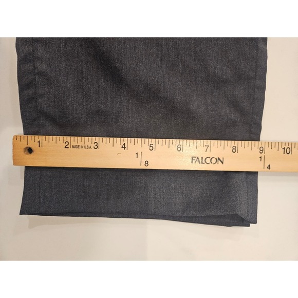 Isaia Napoli Aquaspider Dress Pants Mens 34x30 Dark Gray 100% Wool Italy Made - Picture 11 of 15